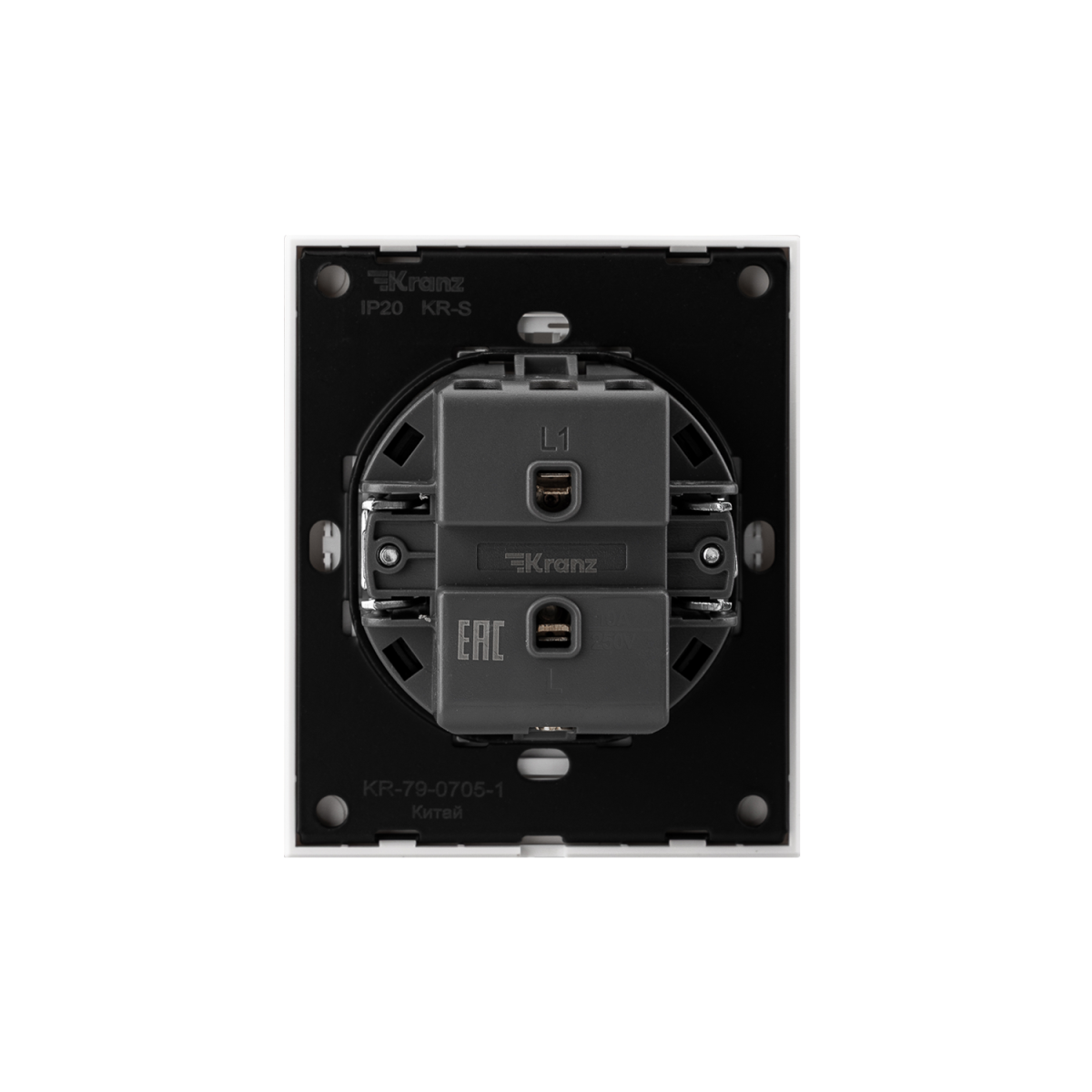 Выключатель SETE 1 кл 10А с/у жемчуг IP20/IP44 KRANZ KR-79-0705-1