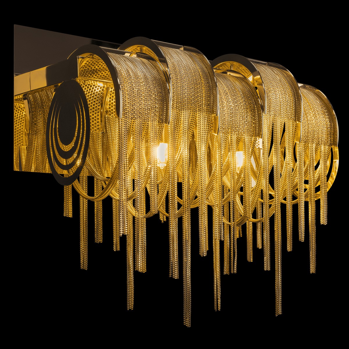 Настенный светильник Loft IT Volver 10404W/B GD