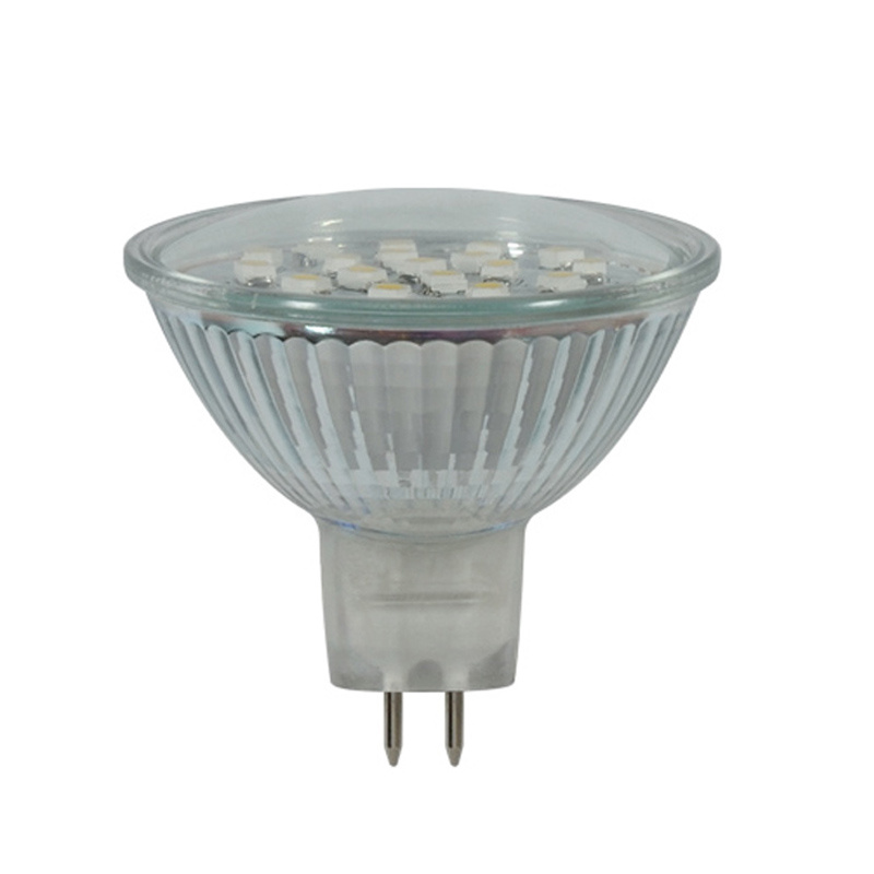 Лампа светодиодная (04018) Uniel GU5.3 1,5W 2700-3200K прозрачная LED-MR16-SMD-1,5W/WW/GU5.3