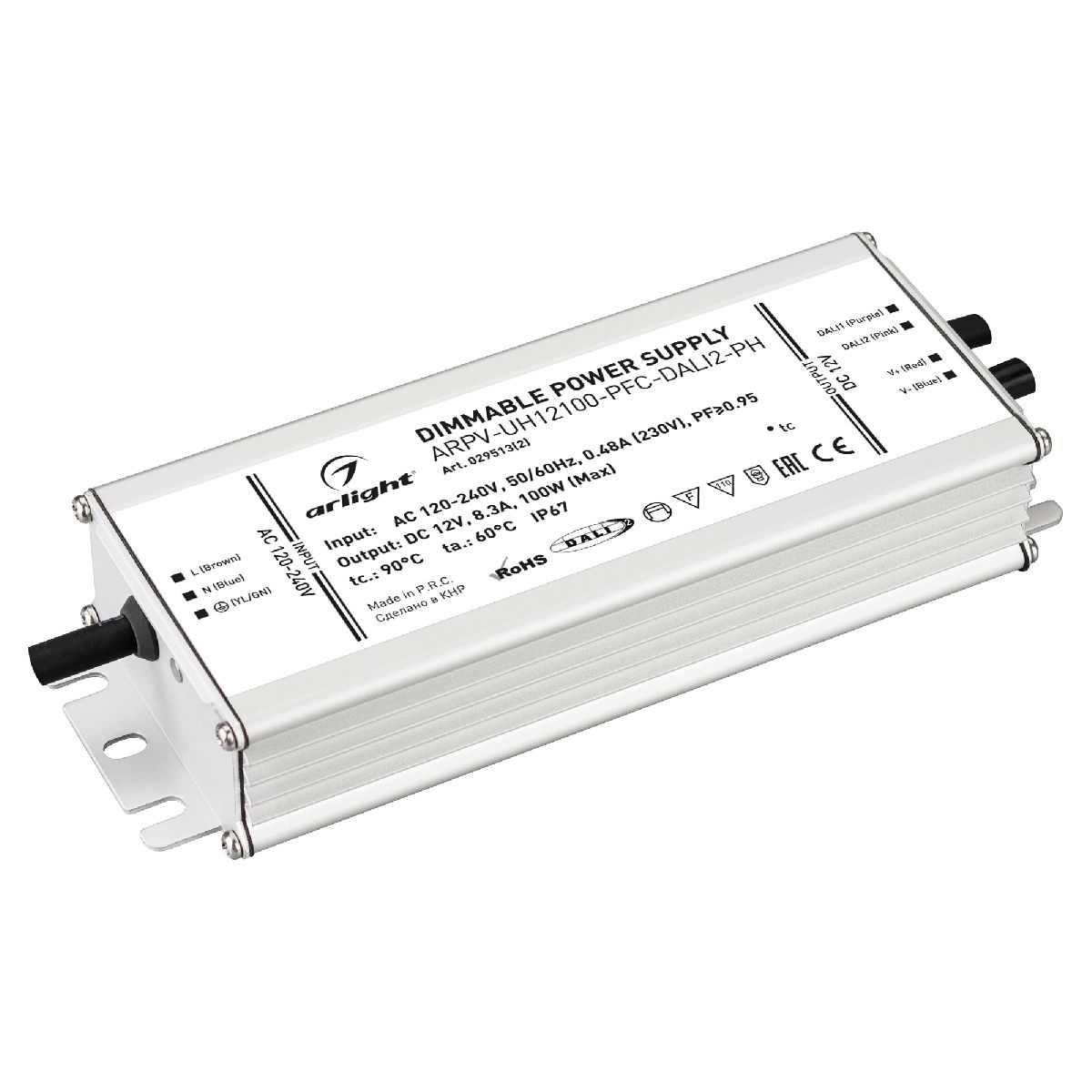 Блок питания для светодиодной ленты Arlight ARPV-UH12100-PFC-DALI2-PH 029513(2)