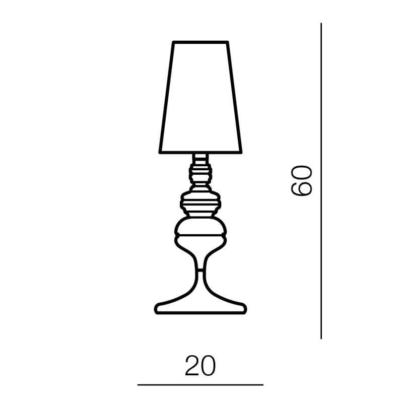 Настольная лампа Azzardo Baroco table AZ2162
