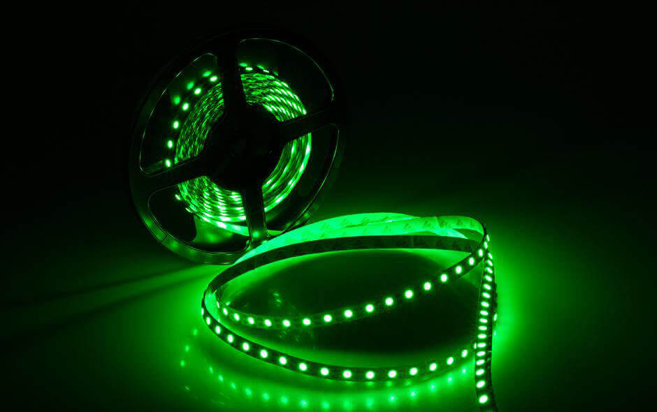 Светодиодная лента Arlight RT 2-5000 12V Cx1 Green 2x (5060, 360 LED, LUX) 011710
