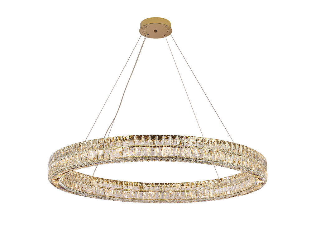 Подвесная люстра кольцами Newport Elizabeth 8550/110 C gold polished М0070767