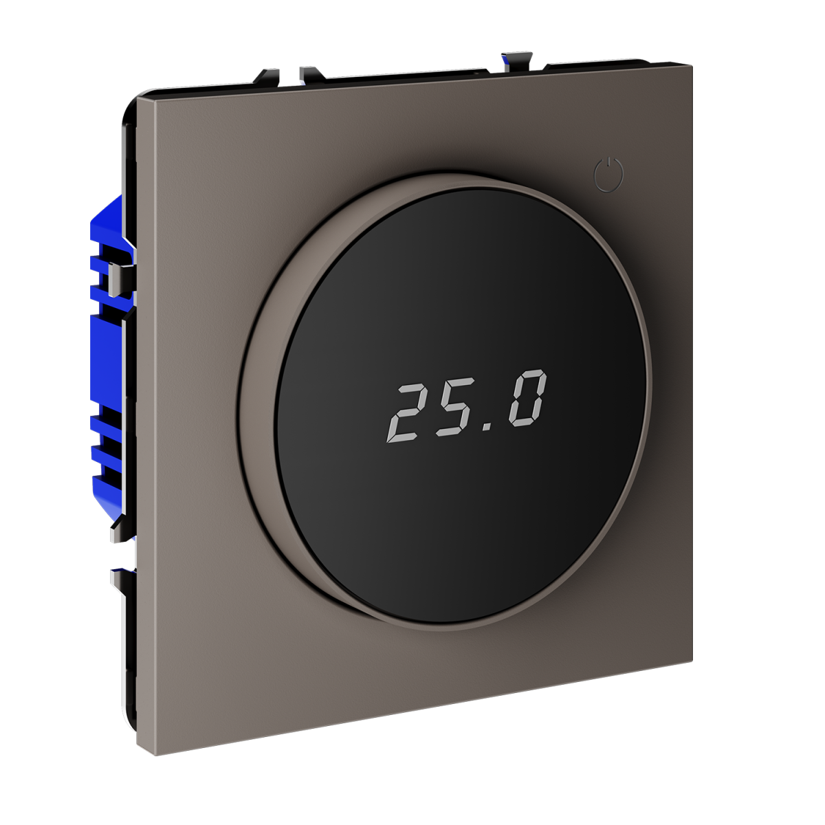 Терморегулятор электронный Voltum S70 с индикацией и датчиком, для теплого пола, (капучино) VLS070114