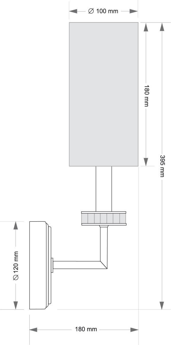 Бра Kutek Genova GEN-K-1(ZM/A)