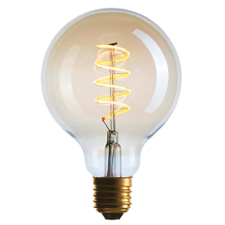 Лампа светодиодная филаментная диммируемая Sun Lumen E27 4W 2200K золотой 056-984