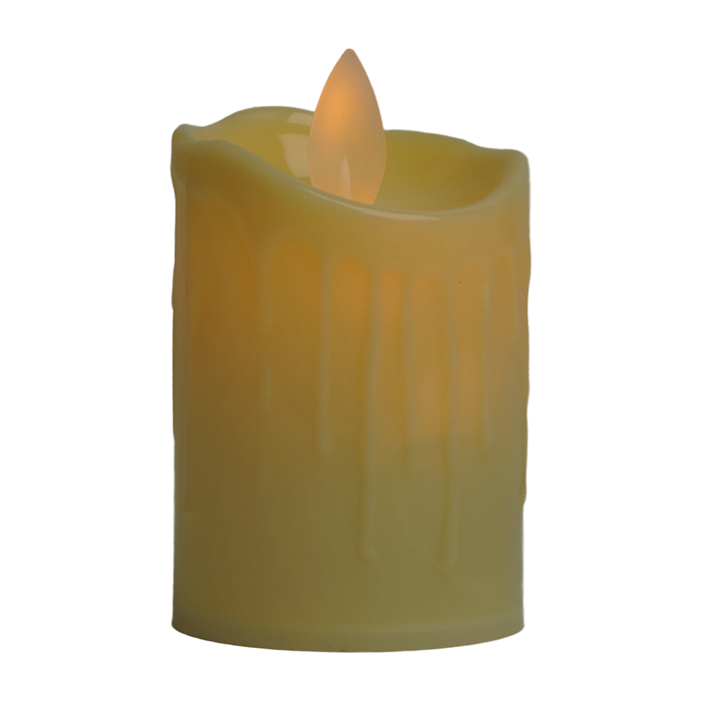 Световая фигура Свеча Пламя (батарейки в компл) Feron LT134 51459