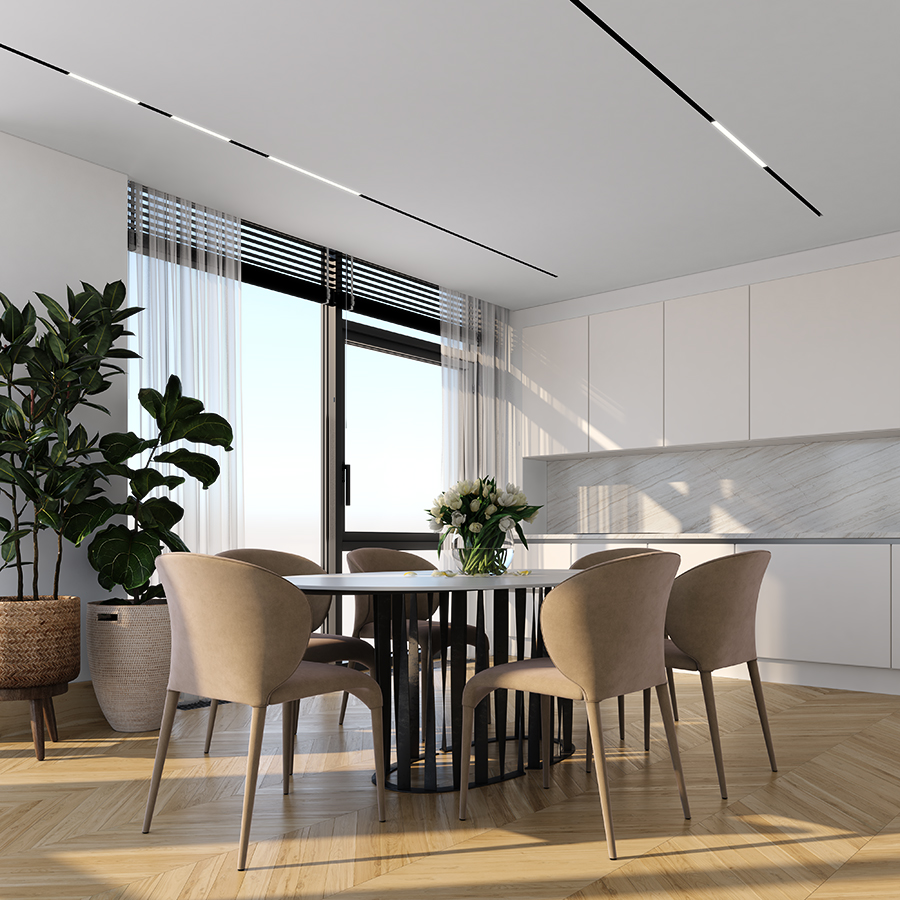 Трековый светильник для магнитной системы Ledron Nero 300 Black 3000K GDD20/FG30 3000K 00000017538