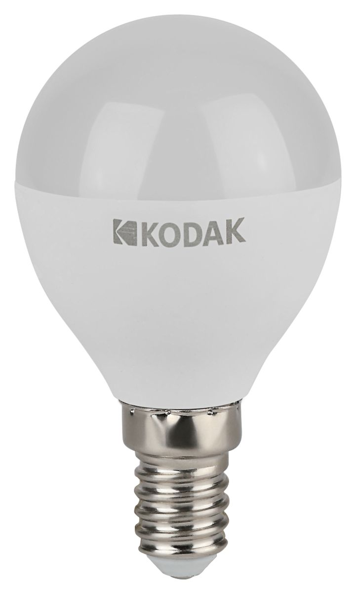 Лампа светодиодная Kodak LED P45-11W-840-E14 K 11Вт шар нейтральный белый свет Е14 Б0057618
