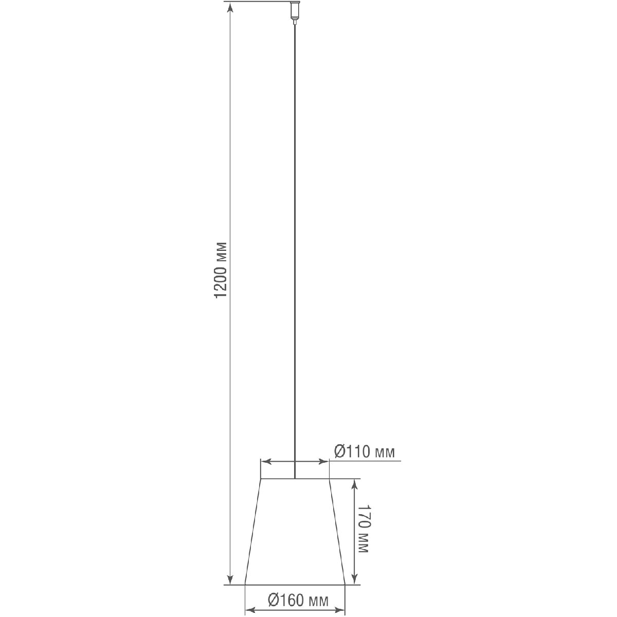 Абажур Donolux Cascata Shade support kit DL20751Black Brushed Black