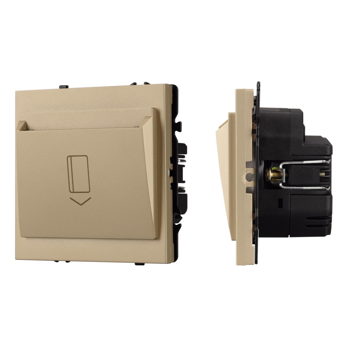 Выключатель карточный магнитный софт-тач золотой песок Arlight SWT-CRD-SFPL-GD (250V, 25A) 064813