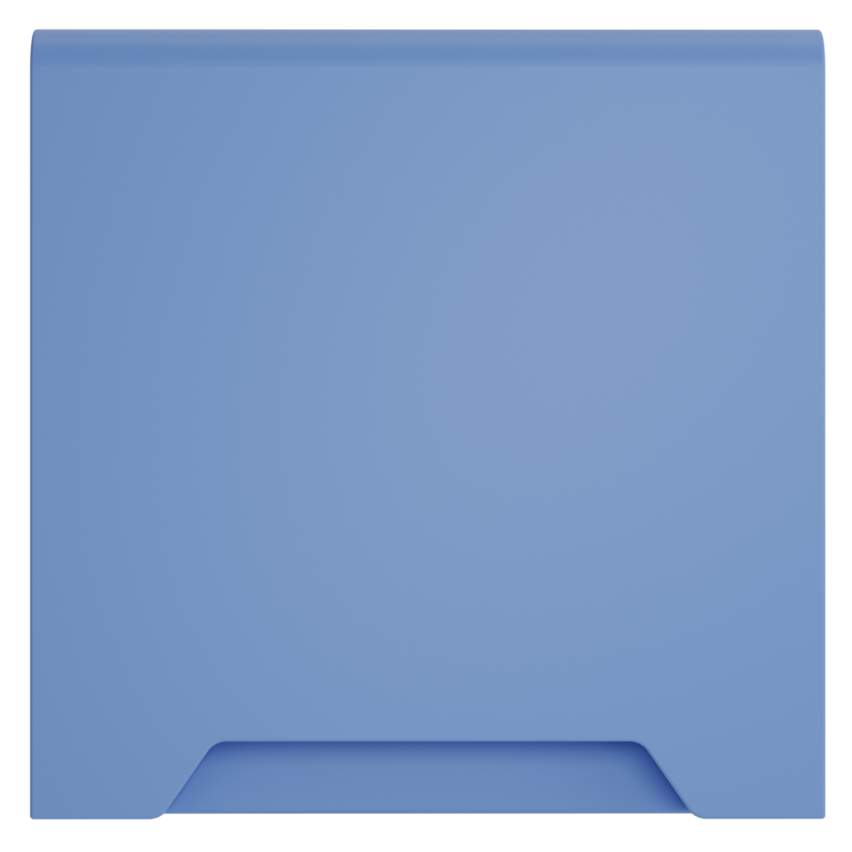 Накладка для розетки с заземлением, защитными шторками и крышкой Voltum S70 (деним) VLS000815