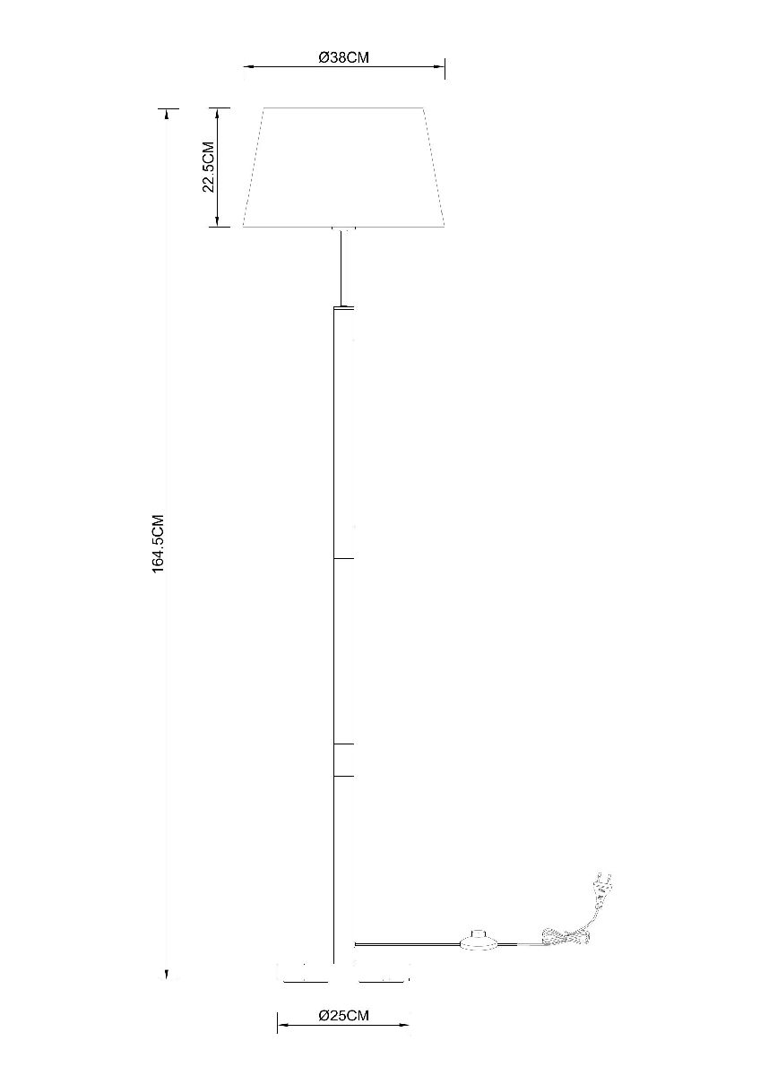 Торшер Arte Lamp Robert A5066PN-1BK