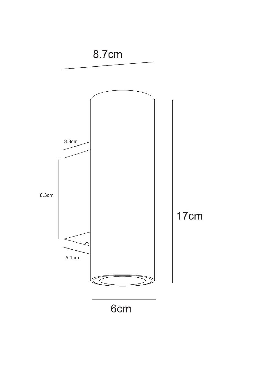 Уличный настенный светильник Arte Lamp Torcular A1807AL-2BK