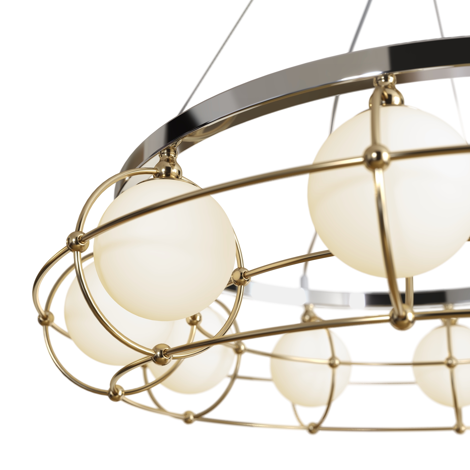 Подвесная люстра Maytoni Carcass MOD312PL-10GCH в #REGION_NAME_DECLINE_PP#