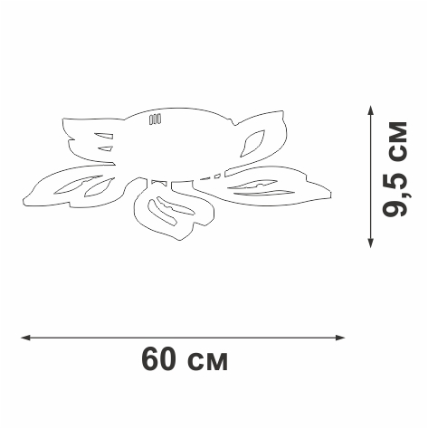 Потолочная люстра Vitaluce V2520-0/5PL