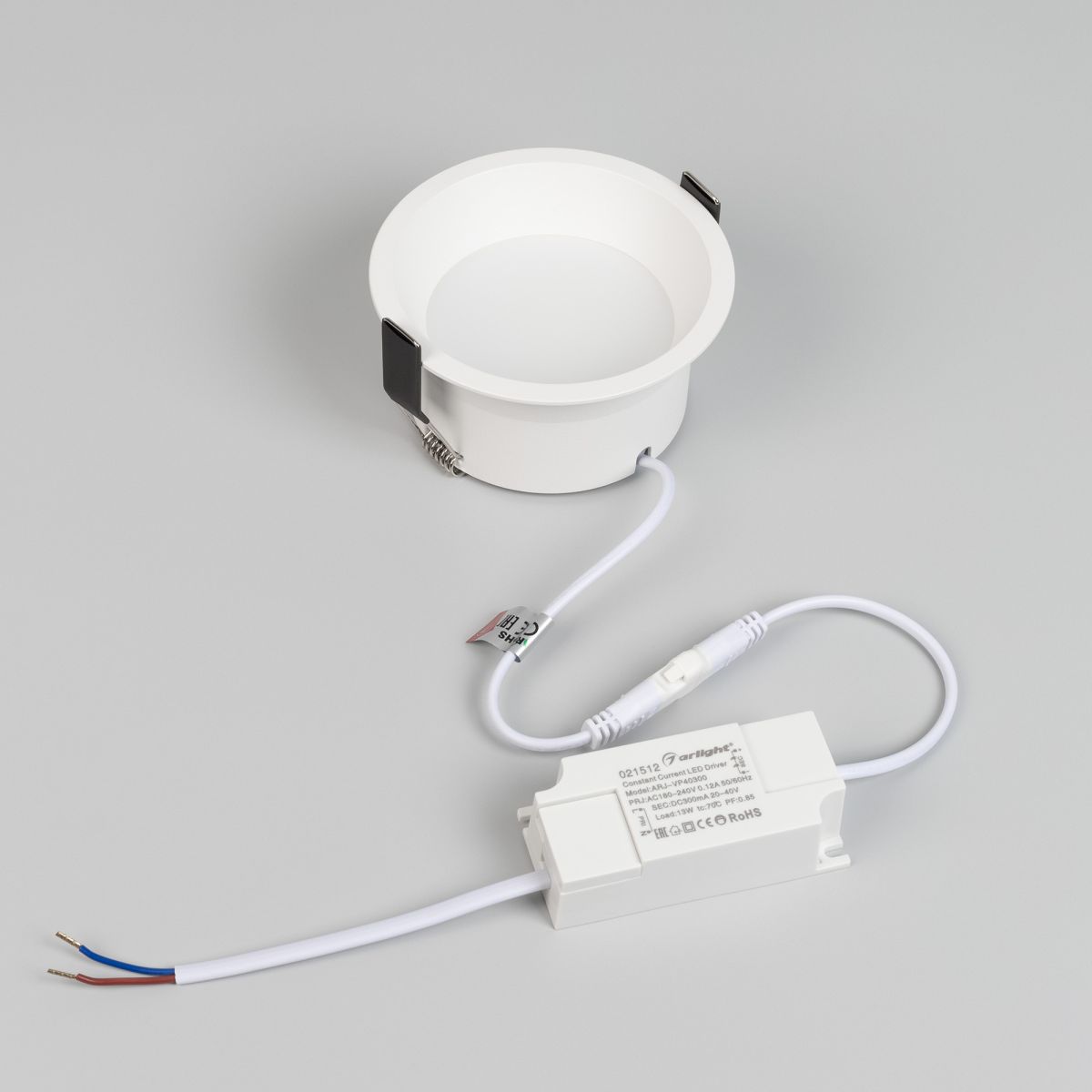 Встраиваемый светильник Arlight MS-BREEZE-BUILT-R104-12W Day4000 (WH, 90 deg, 230V) (IP20 Металл) 035611(1)