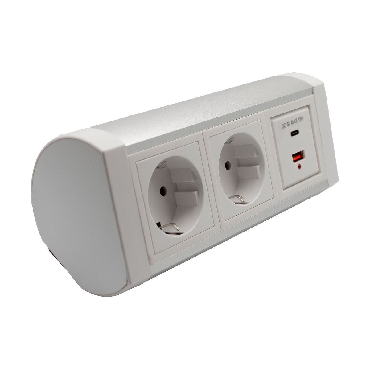 Блок розеток LK-RSA (2 секции 1 USB + 1 type-C) Mebax 00-00002873