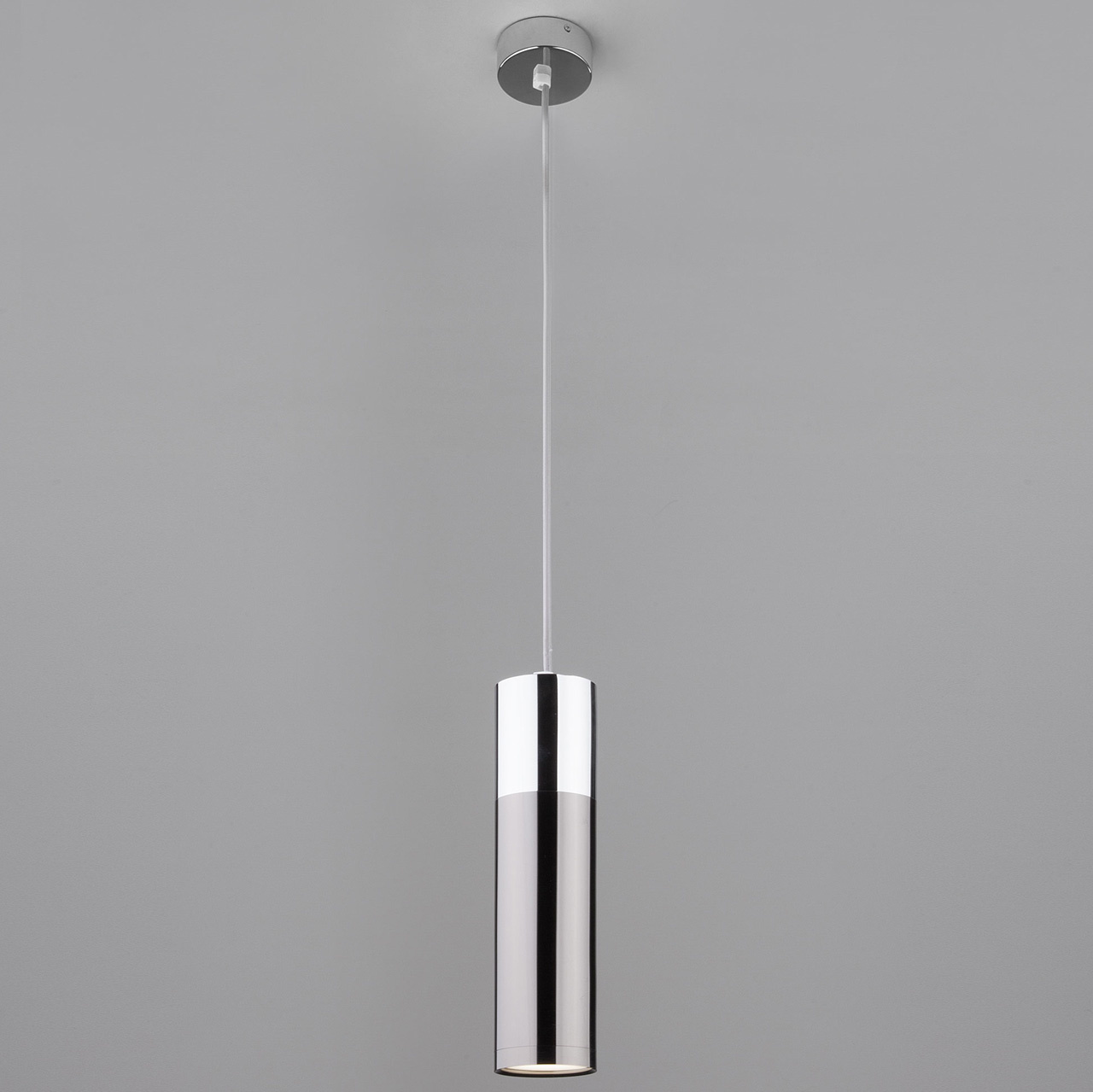 

Подвесной светильник Eurosvet Double Topper 50135/1 LED хром/черный жемчуг