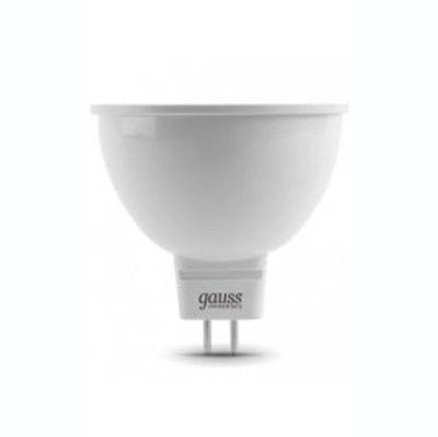 Лампа светодиодная Gauss GU5.3 7W 6500K матовая 13537