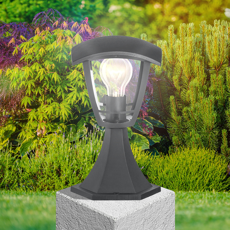 Садово-парковый светильник ЭРА НТУ 07-40-001 «Валенсия» серый Б0051209