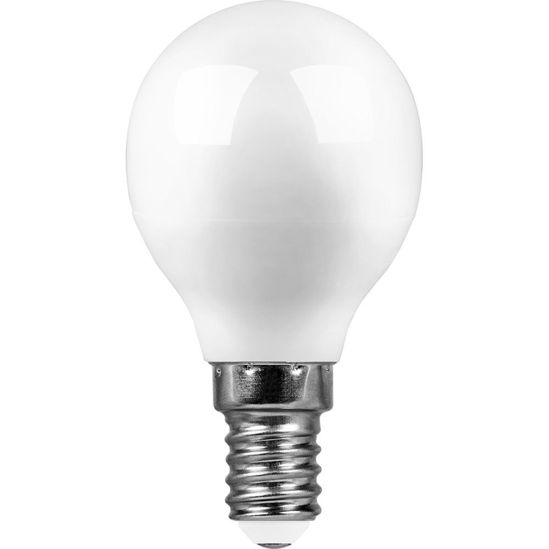 Лампа светодиодная Saffit SBG4513 шар E14 13W 6400K 55159
