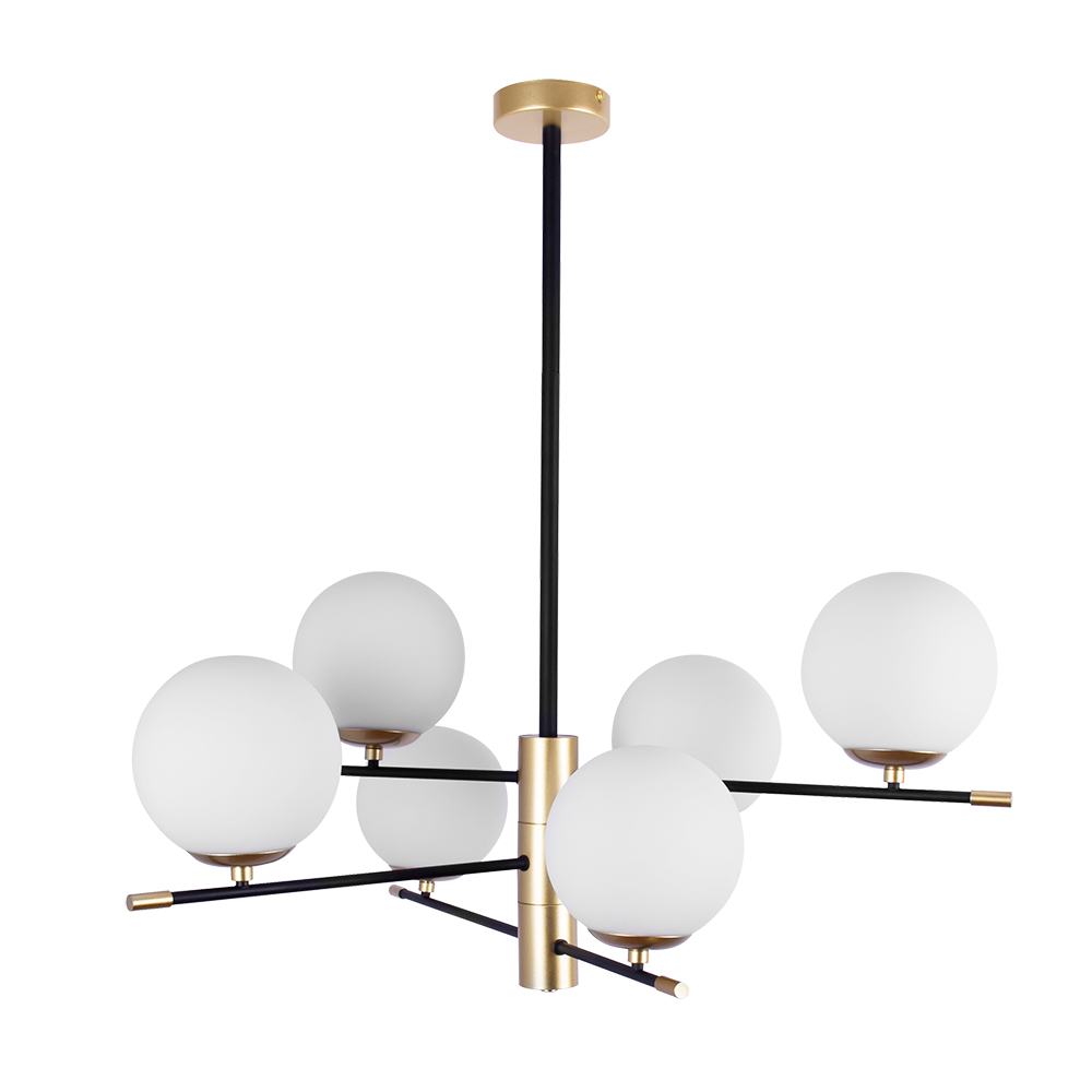 Люстра на штанге Arte Lamp Arkab A2225LM-6BK УЦ