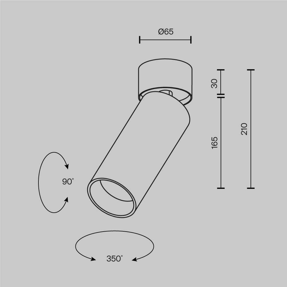Спот Maytoni Technical Focus Led C055CL-L20W2.7-3-4K-M-B