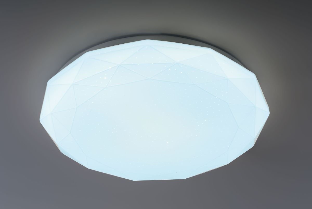 Потолочный светильник Эра Классик без ДУ SPB-6 WH 36W-6,5K Slim Sparkle