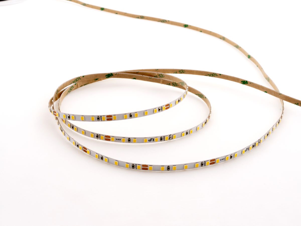 Светодиодная лента узкая LEDS POWER 2835 120/м (5Вт/м) 24В теплая 5мм 006048