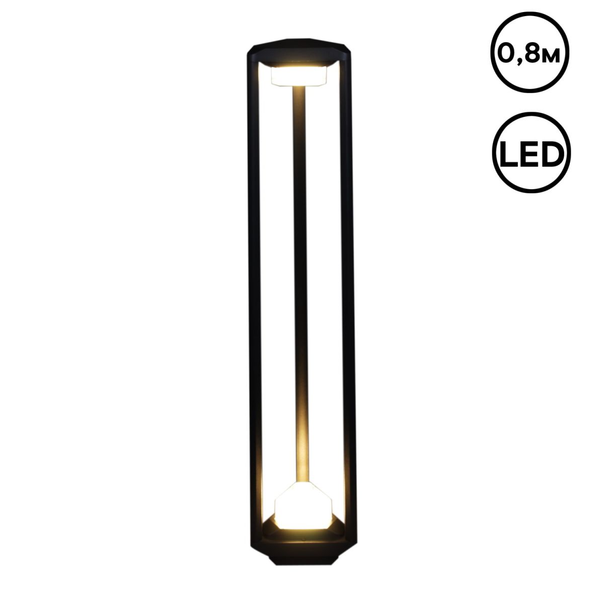 Ландшафтный светильник Reluce 09987-0.7-001JH 0.8M LED2X6W BK RLOS