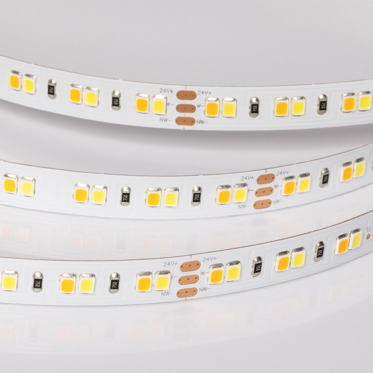 Светодиодная лента Arlight UL-A140-10mm 24V White-MIX (15 W/m, IP20, 5m) 057681