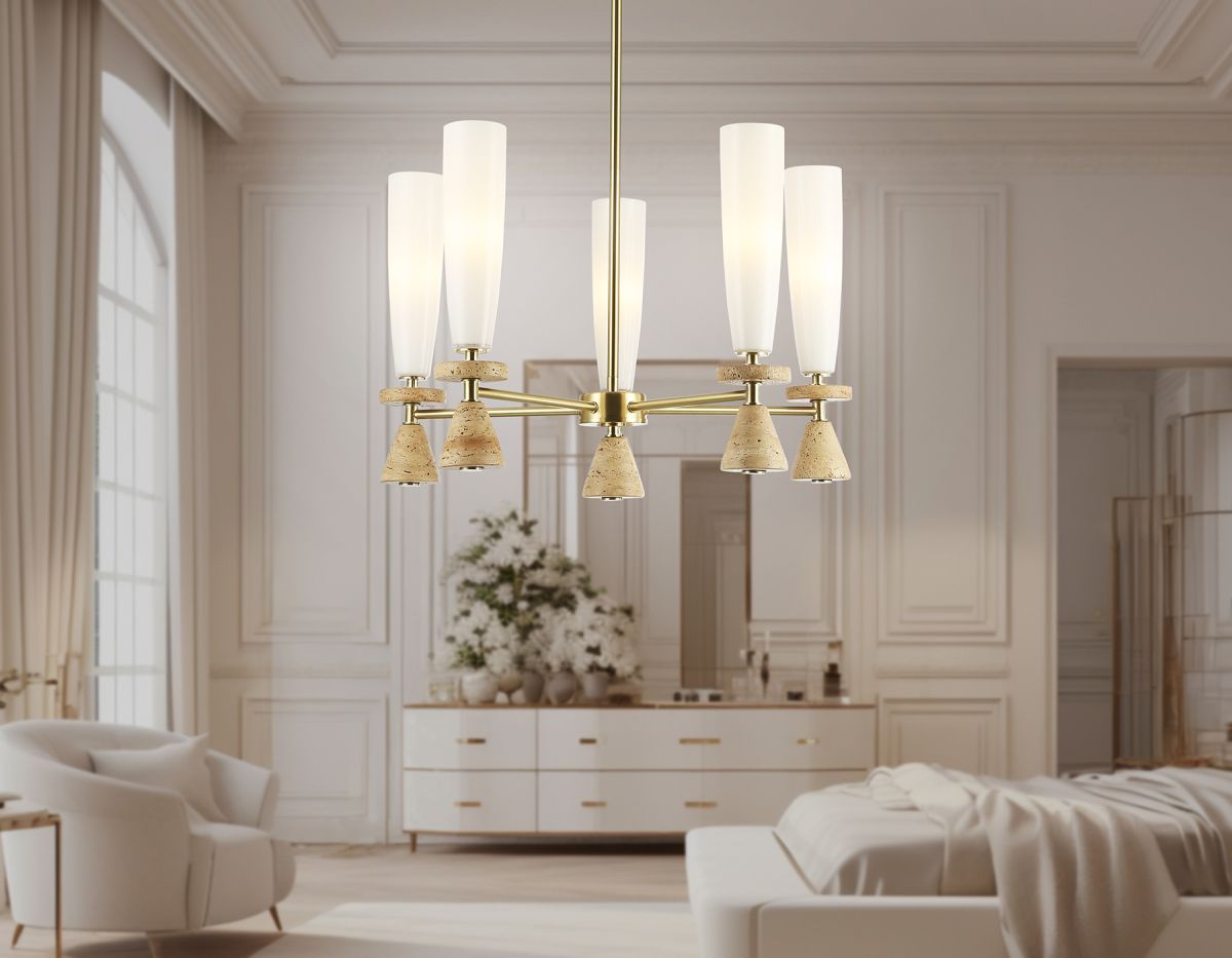 Люстра на штанге Ambrella Light High Light Ceramo Modern LH75371