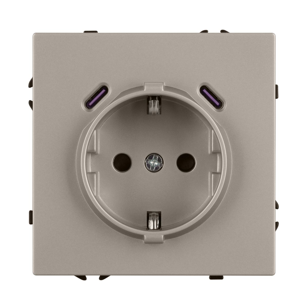 Механизм розетки с USB зарядкой Arlight SCT-NOBE-MUCC-SFPL-CA (230V, 16A) 061814