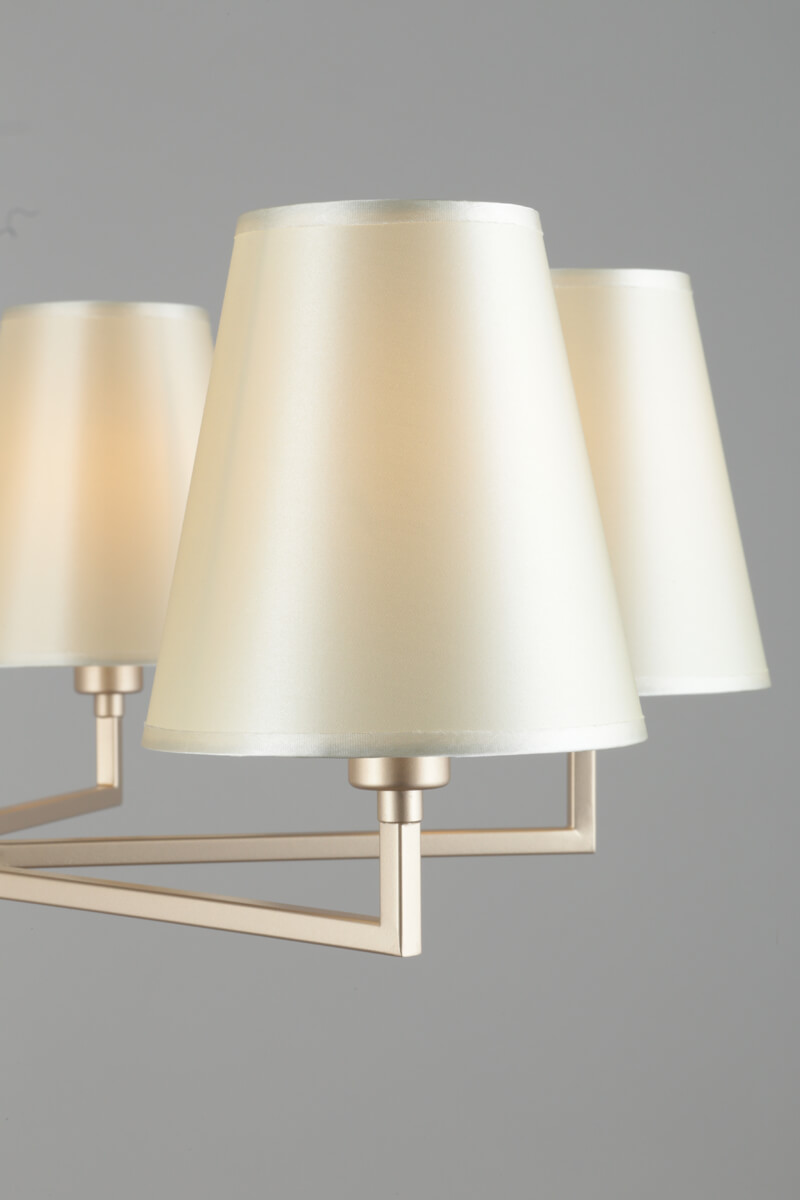 Подвесная люстра с абажуром из ткани Omnilux Porlezza OML-72203-06