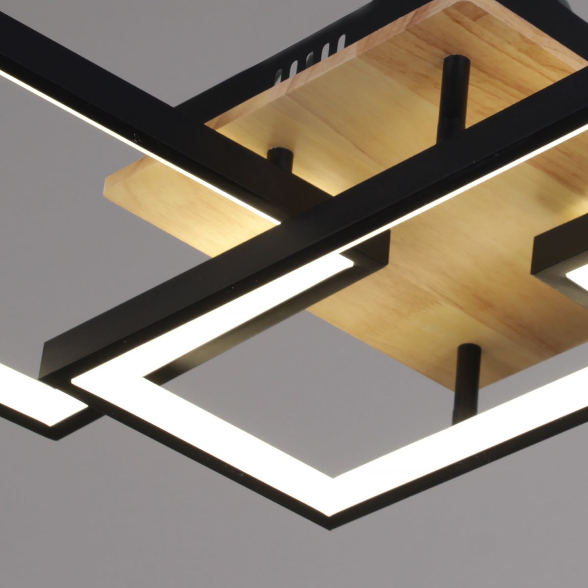 Потолочный светильник Reluce 49560-0.3-03 BK+WOOD