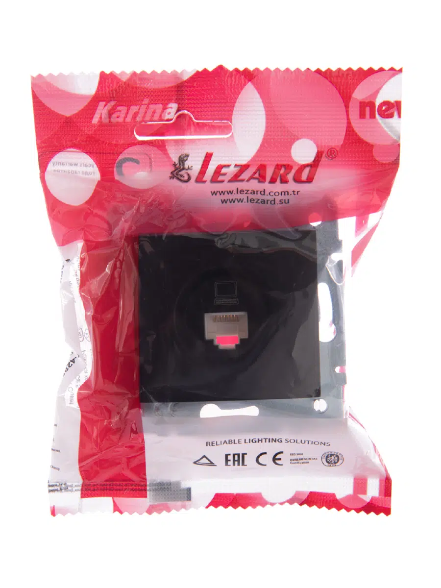 Розетка компьютерная Lezard Karina 707-4288-140