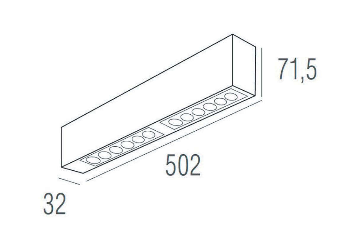 Потолочный светильник Donolux Eye-line DL18515C121W12.48.500BB
