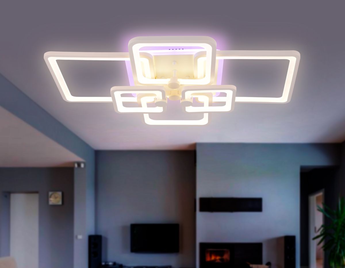 Потолочная led люстра с пультом Ambrella Light Acrylica Original FA5306