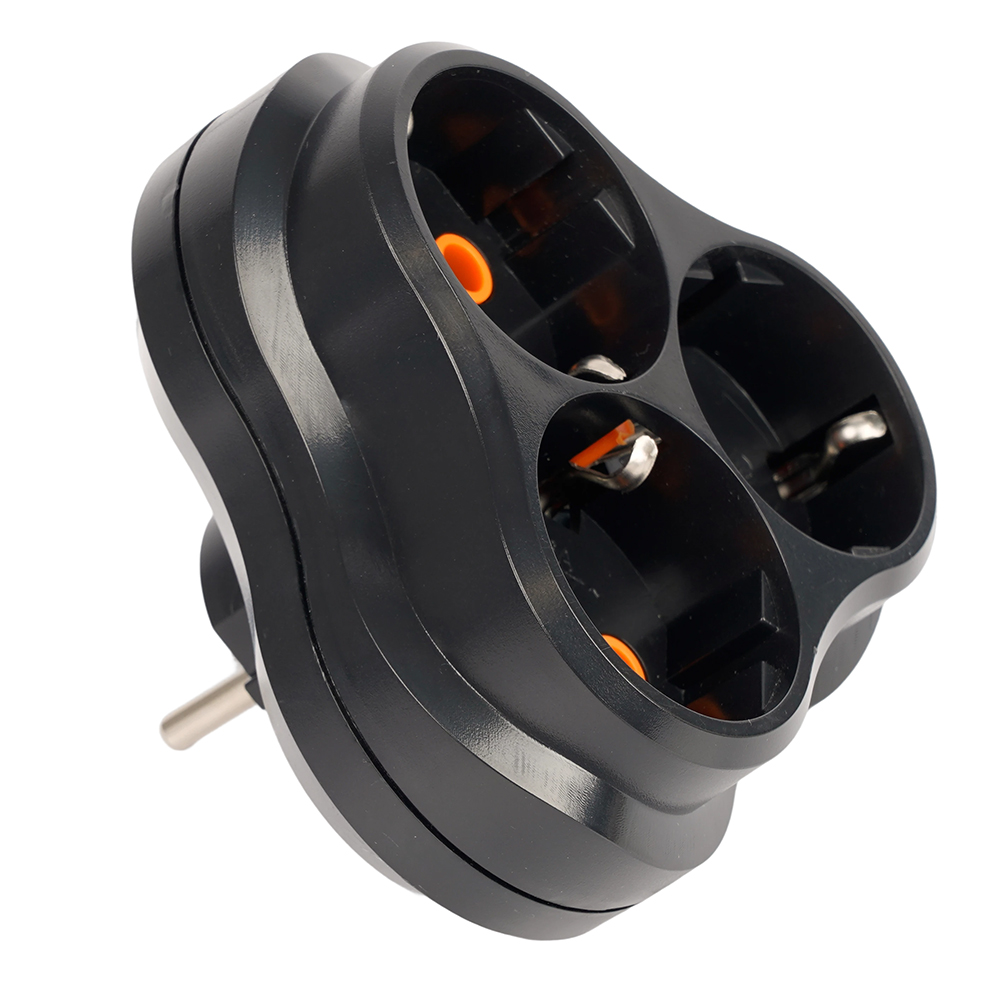 Разветвитель сетевой 3-местный Stekker 250V 16A ABS ADP16-23-21 50682