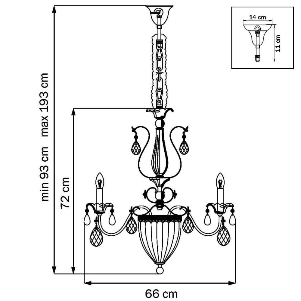 Подвесная люстра Lightstar Schon 790112