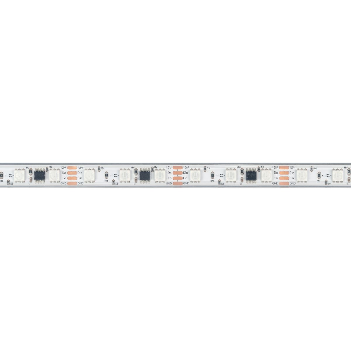 Светодиодная герметичная лента Arlight SPI-PS-B60-12mm 12V RGB-PX3-BPT (12 W/m, IP67, 5060, 5m) 039599