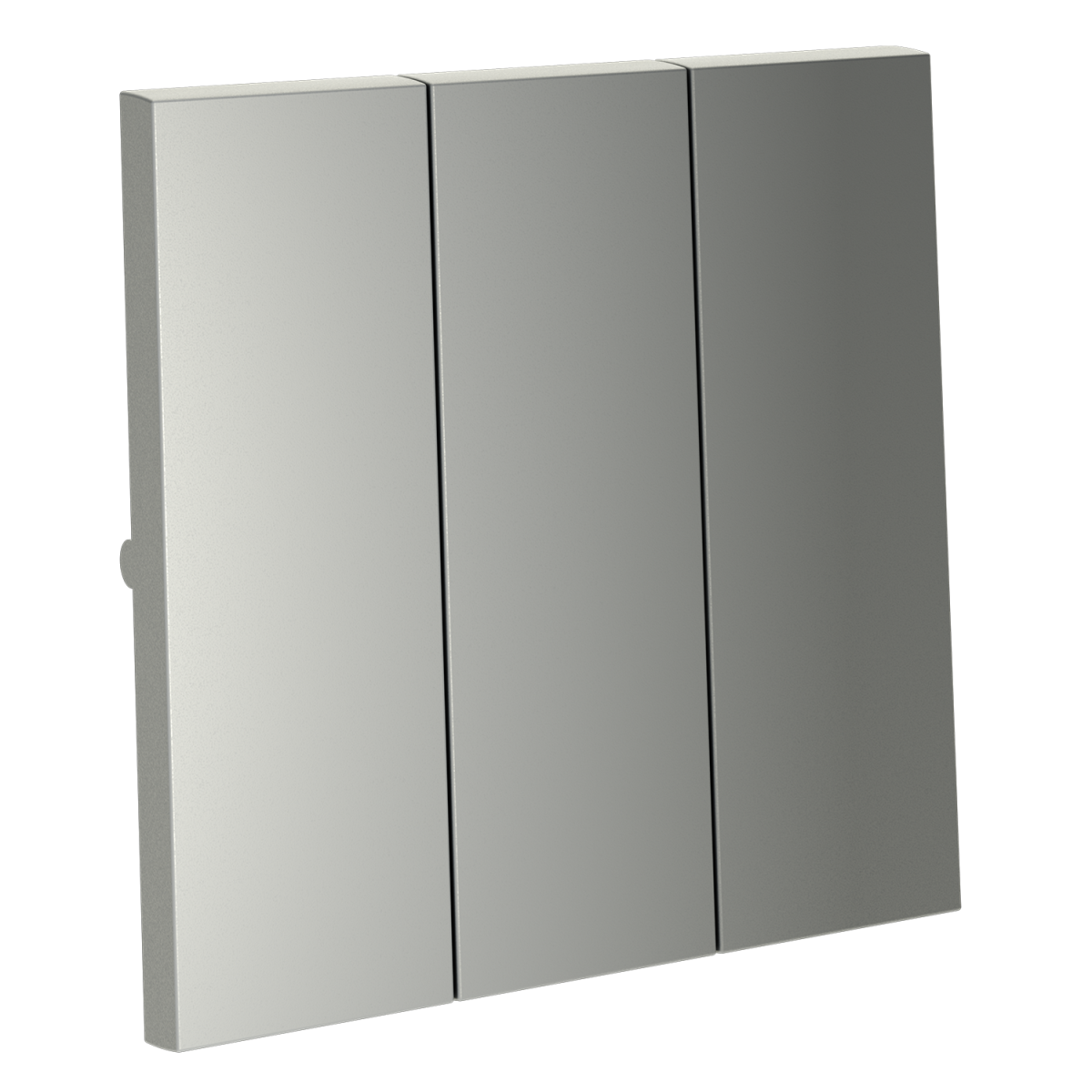 Клавиши для выключателя/переключателя трехклавишного Voltum S70 (сталь) VLS000505