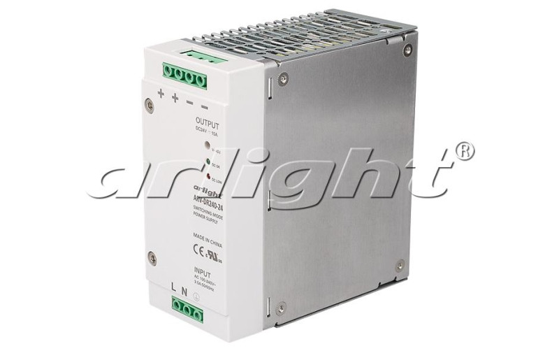 Блок питания Arlight ARV-DR240-24 (24V, 10A, 240W, PFC) 022604