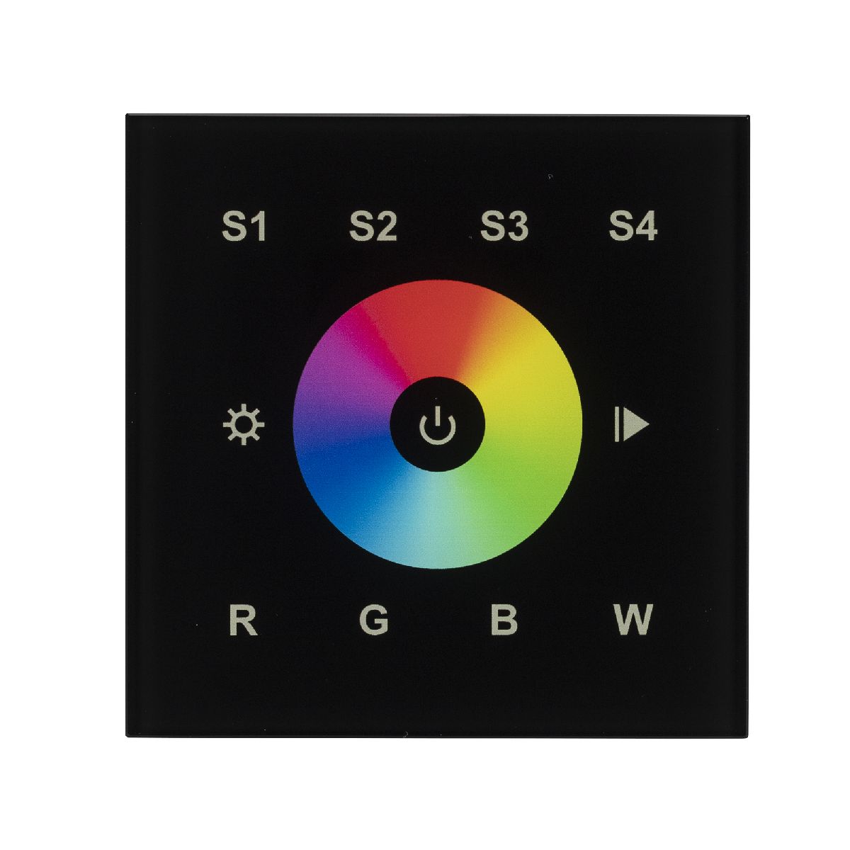Сенсорная панель Arlight DALI-901-11-1G-4SC-RGBW-DT8-IN Black BUS/230V 037199