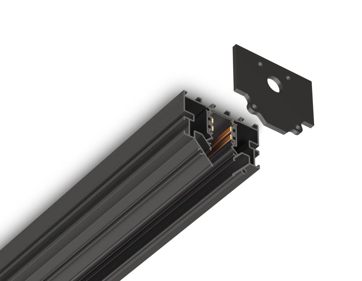 Заглушка для магнитного шинопровода в натяжной потолок 2шт Ambrella Light Track System GL1990