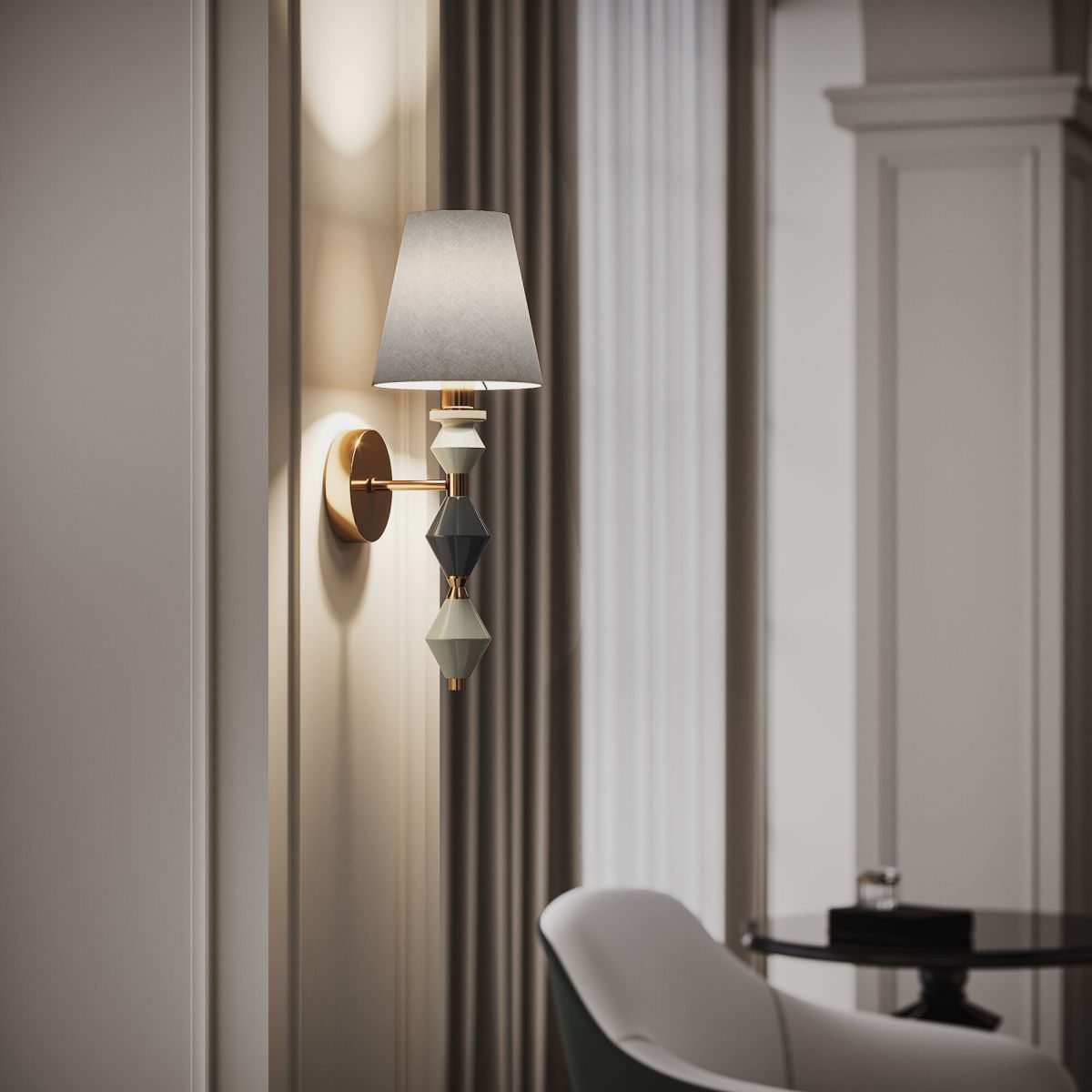 Бра Eurosvet Olaria 103012 латунь a071404