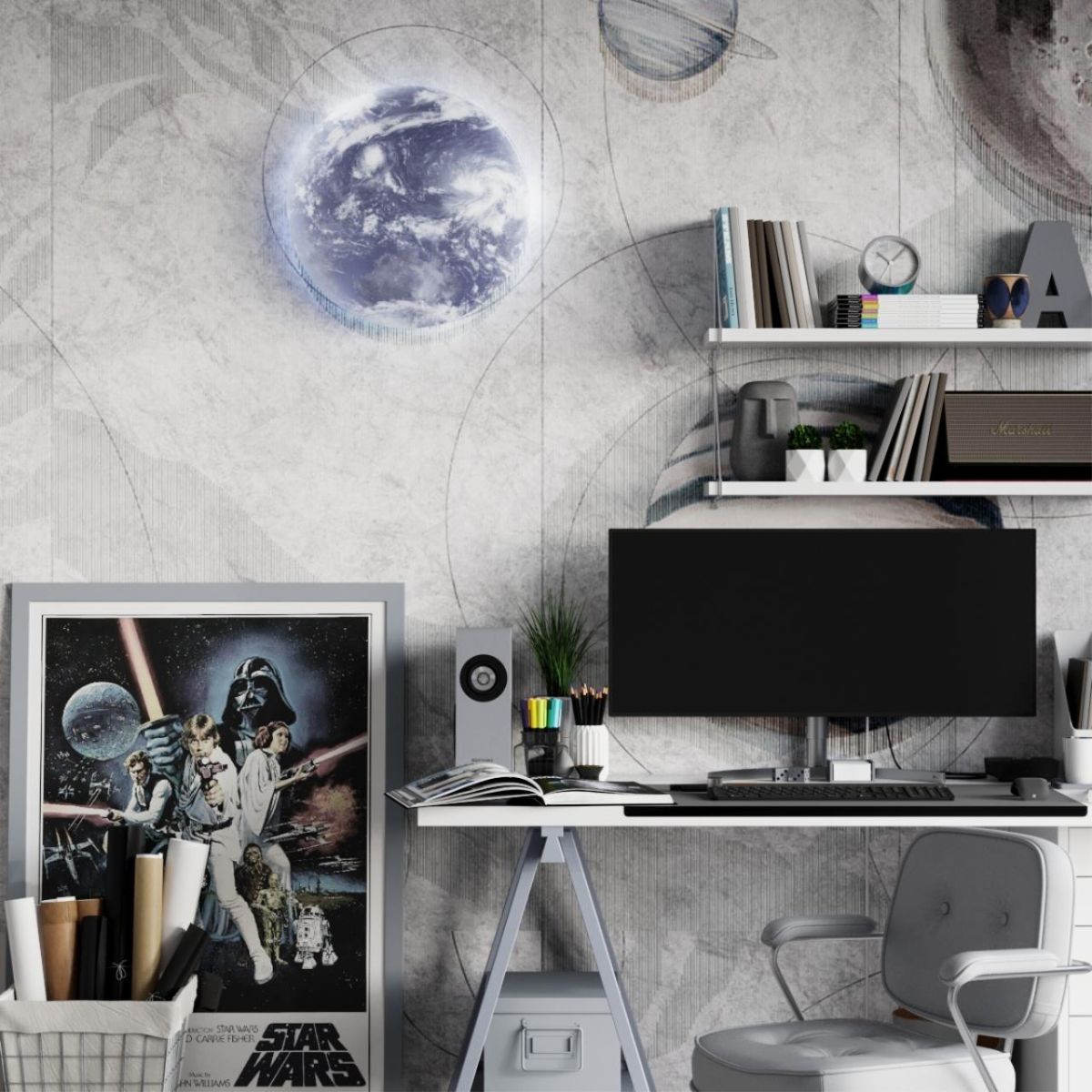 Настенно-потолочный светильник Sonex Pale Space 3085/ELN