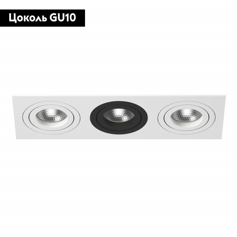 Встраиваемый светильник Lightstar INTERO 16 i536060706 (217536+217606+217607+217606)