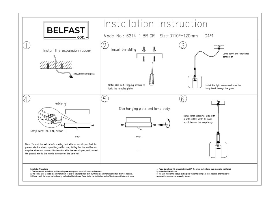 Подвесной светильник Belfast Pansy 6214-1 BR GR
